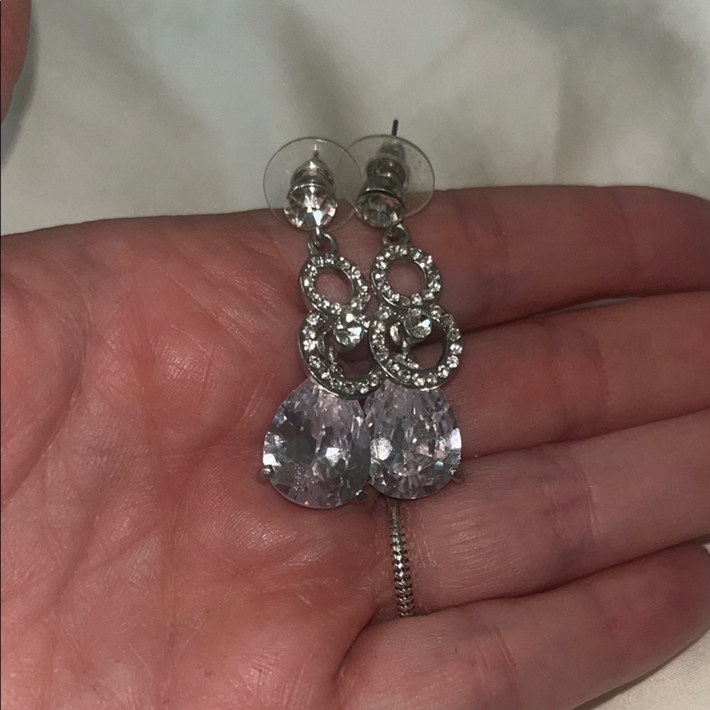 Elegant Silver Drop Earrings